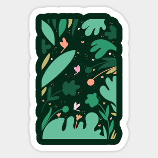 Enchanted garden Sticker